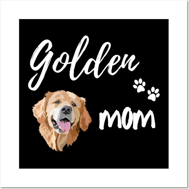 Golden Retriever Mom Wall Art by Maful